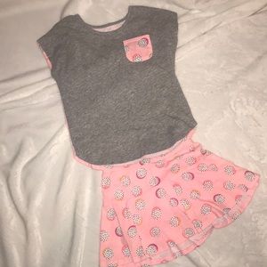 Girls skirt set